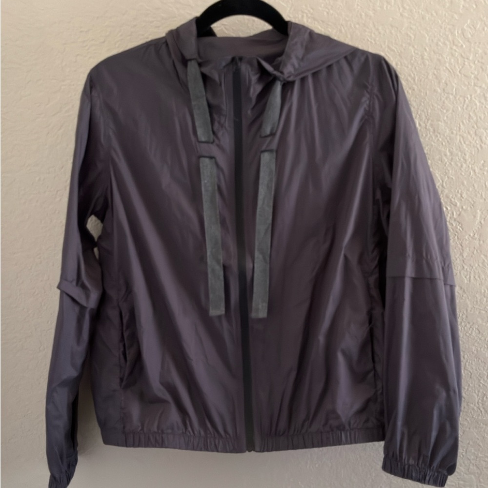 Zyia Hooded Lightweight Windbreaker Jacket - Packs Easily!
